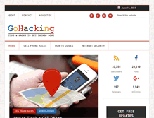 Tablet Screenshot of gohacking.com